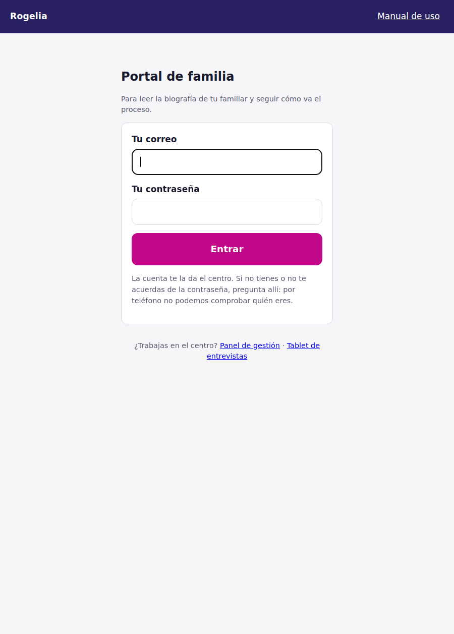 Acceso al portal de familia